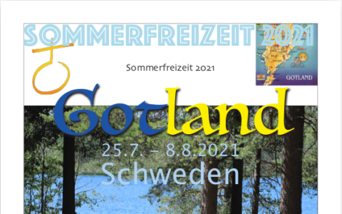 Anmeldung Gotland 2021